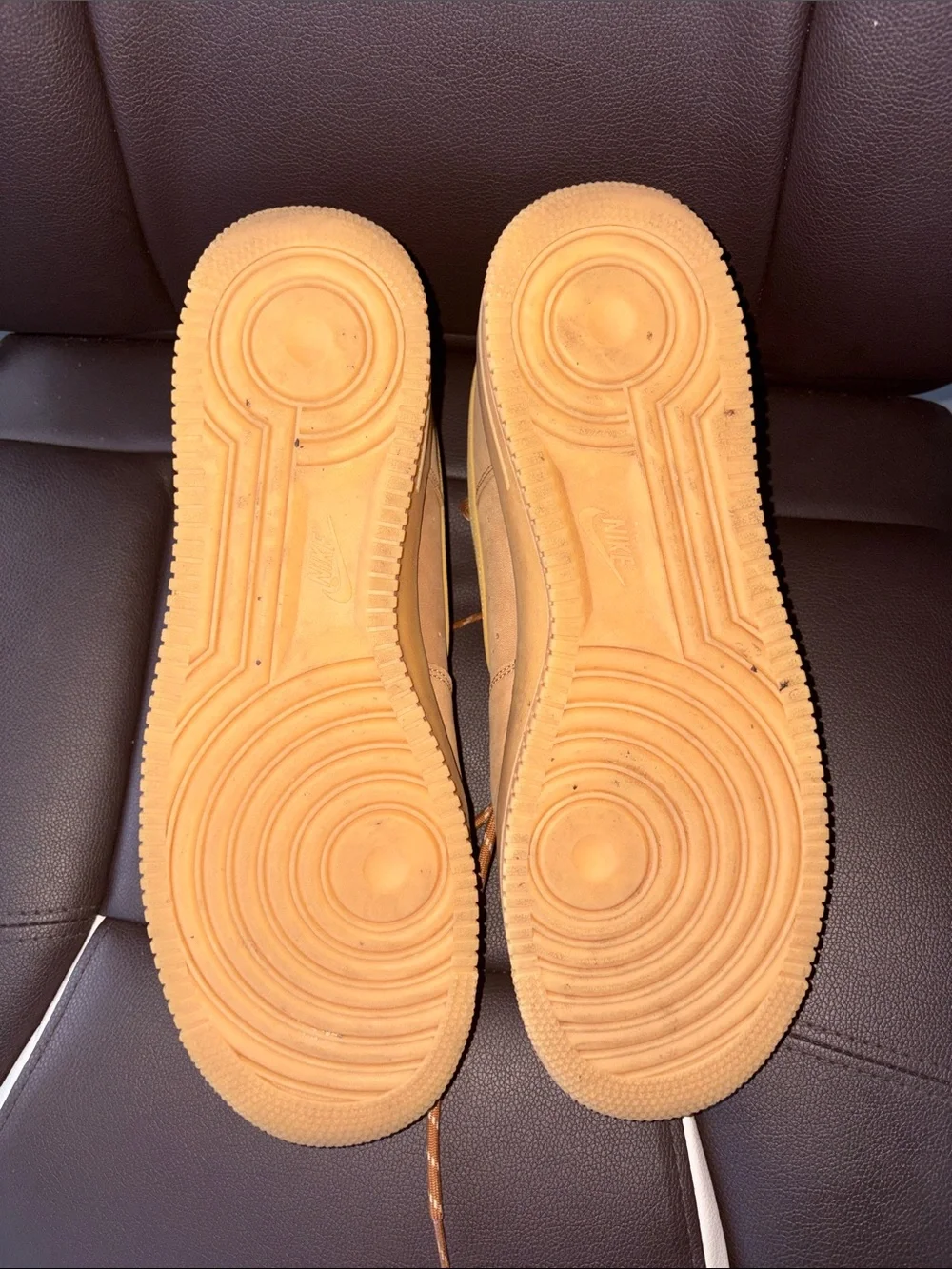 Nike Men's Low-Top Suede Sneakers in Tan